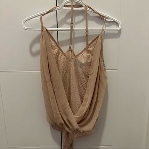 Bebe mesh bodysuit nude